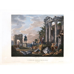 Le Temple de Vesta et l'Arc de Janus - Daudet 1877