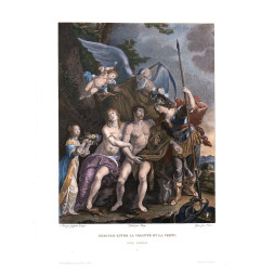 Hercule entre la voulpté et la vertu - Triere 1877