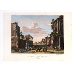 Ruines du Campo Vaccino a Rome - Daudet 1877