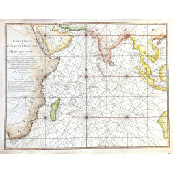 Carte Reduite de l'Ocean Oriental ou Mer des Indes - J. N. Bellin 1740