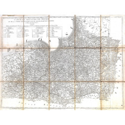 Carte du Royaume de Prusse - Depot General de la Guerre 1808