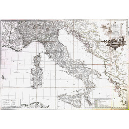 Nouvelle Carte d'Italie - Brion de la Tour 1764