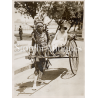 Rickshaw boy in Durban, South Africa - 1932