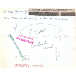 Marcel Duchamp - 1965