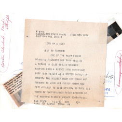 Conrad Schumann Leaps to Freedom by P. Leibing - 1961