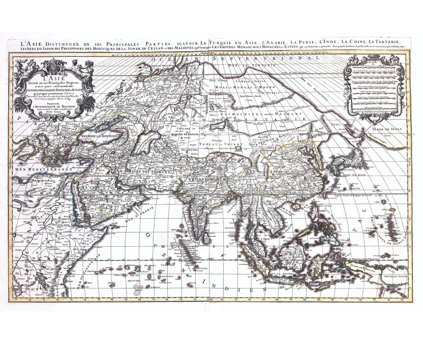 L'Asie - H. Jaillot 1692