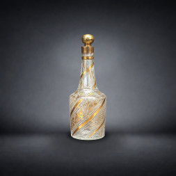Crystal bottle, Cristallerie Saint-Louis, First Empire