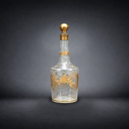 Crystal bottle, Cristallerie Saint-Louis, First Empire