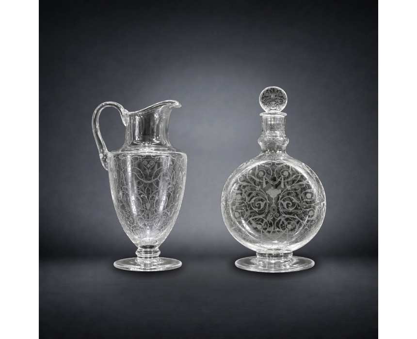 Crystal Liqueur Service, Michelangelo Model, Baccarat