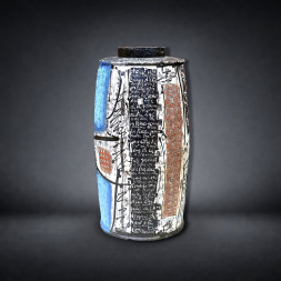 Vaso/scultura con coperchio, Sylvian Meschia