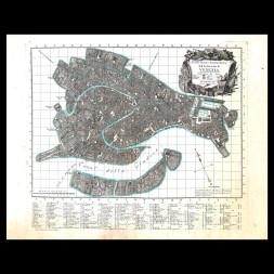 Nuova Pianta Iconografica dell’Inclita Città di Venezia - T. Viero 1798