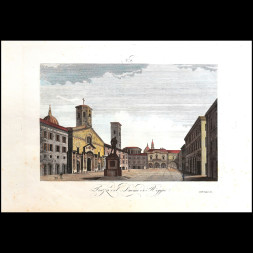 Piazza del Duomo di Reggio - Zuccagni Orlandini 1845