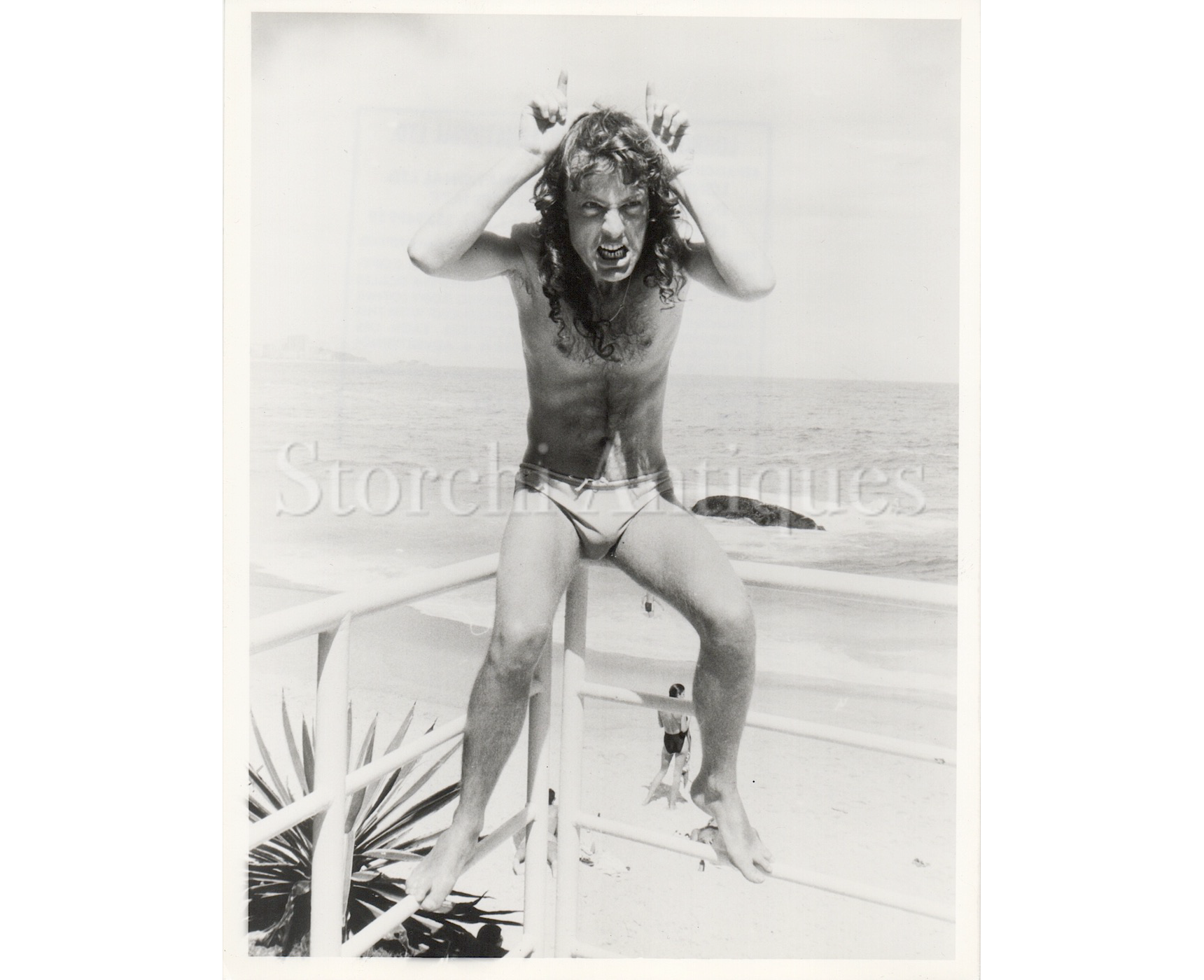 Angus Young by N. Murray 1985
