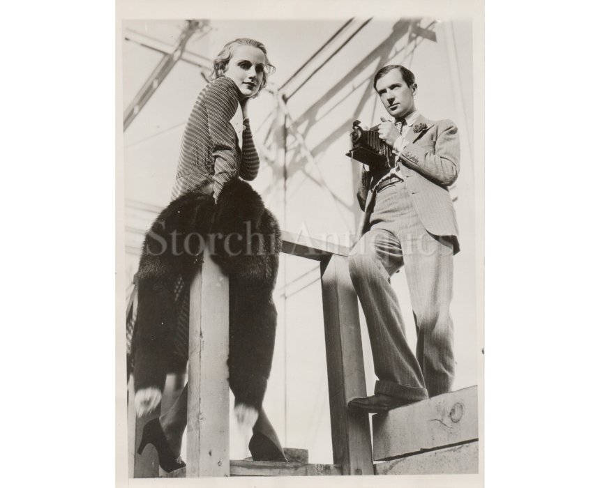 Cecil Beaton & Carole Lombard - 1931