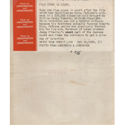 Rodolfo Valentino - 1925