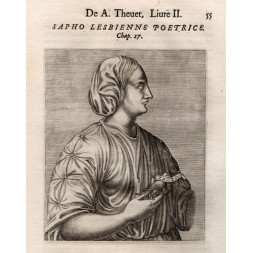 Sapho Lesbienne Poetrice - A. Thevet 1584