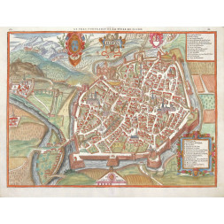 Le Vray Portraict de la Ville de Diion - Belleforest 1575