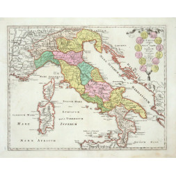 Italia antiqua - Weigel 1720