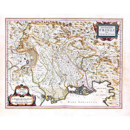 Patria del Friuli - Hondius / Janssonius 1638