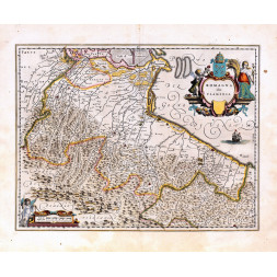 Romagna olim Flaminia - Blaeu 1662