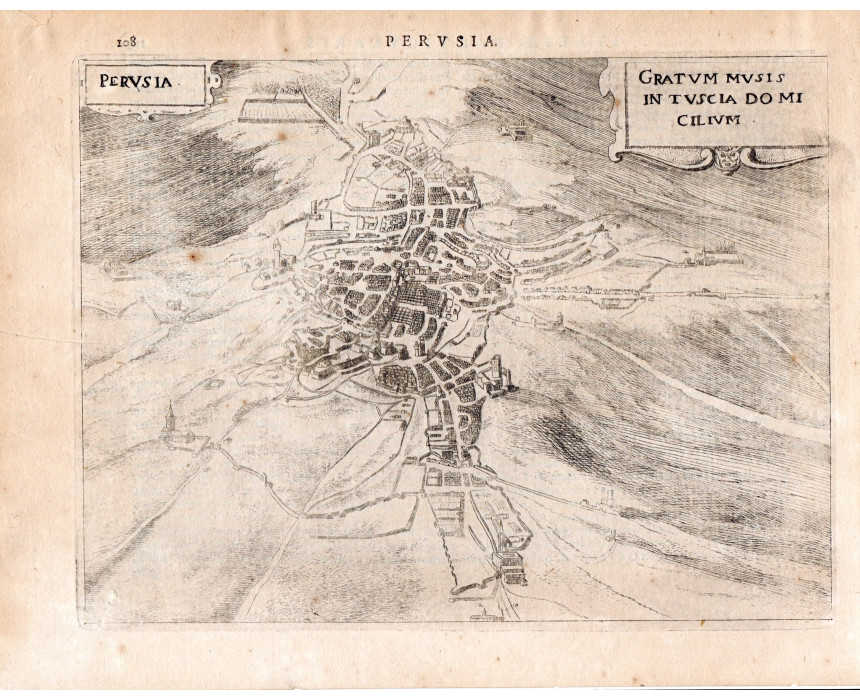 Perusia  - J. Hondius 1627