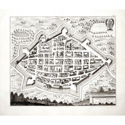 Regio ou Reggio dans la Lombardie - Mortier 1704