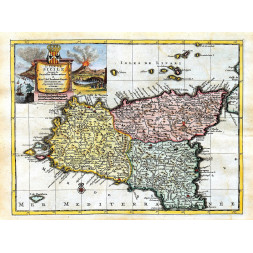 L'Ile de Sicile - Van der Aa 1736