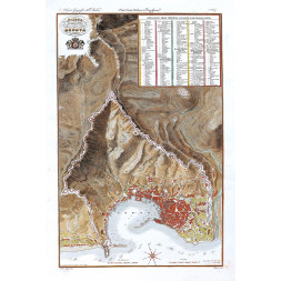 Pianta della città di Genova - Zuccagni Orlandini 1835-45