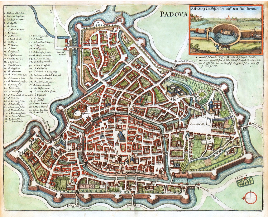 Padova - M. Merian / M. Zeller 1640
