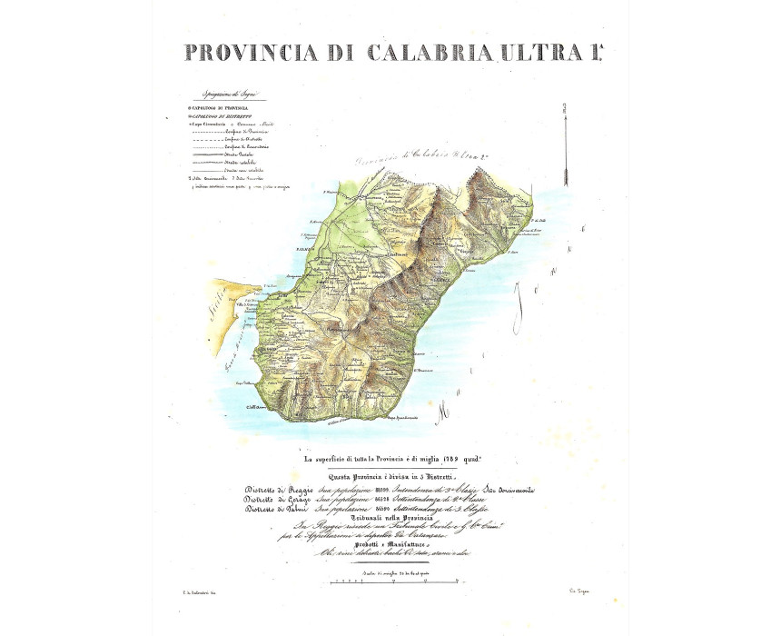 Provincia di Calabria Ultra 1 - A. Zezon 1838