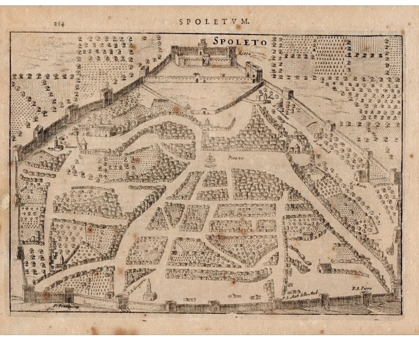 Spoleto - J. Hondius 1627