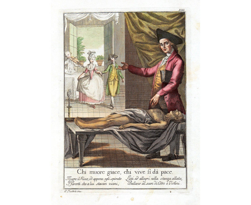 Chi muore giace, chi vive si dà pace - C. Lasinio 1786