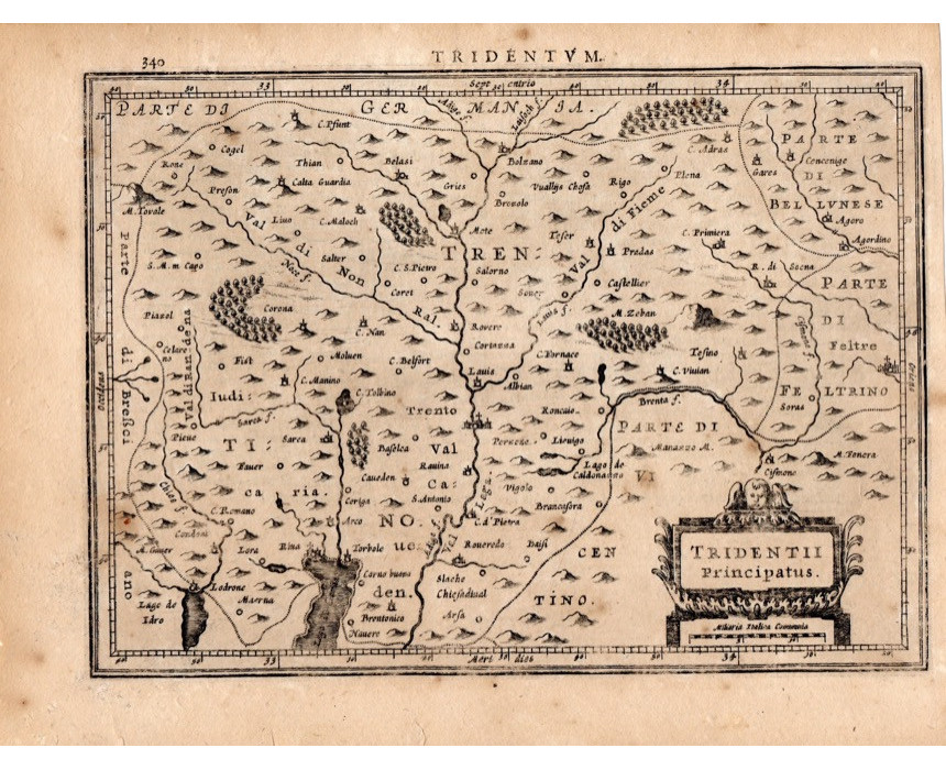 Tridentii Principatus - J. Hondius 1627