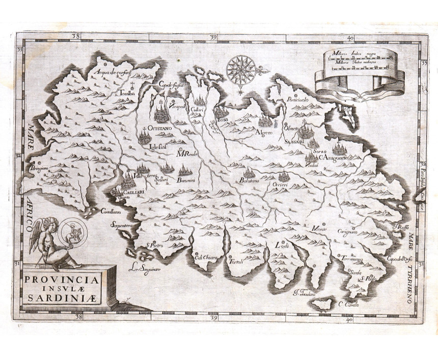 Provincia Insulae Sardiniae - J. Montecalerio 1649
