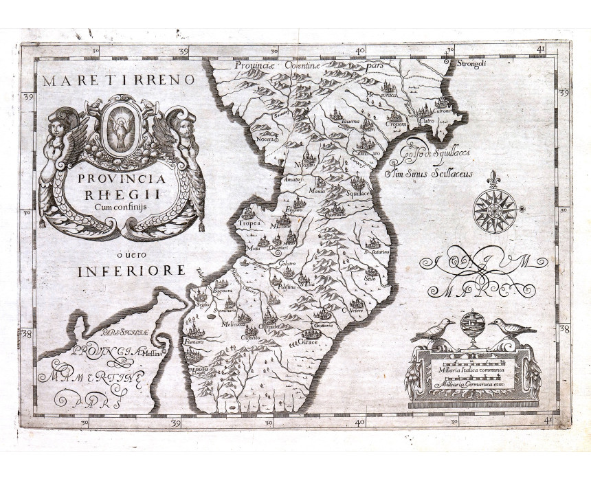 Provincia Rhegii cum Confinijs - J. Montecalerio 1649