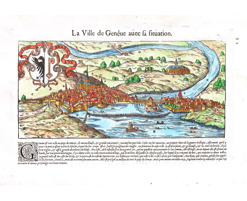 La Ville de Geneve - F. de Belleforest 1575