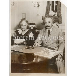 A. Einstein & wife - 1931