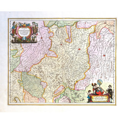 Ducato di Modena Regio et Carpi - J. Janssonius 1660